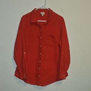 St. John's Bay 100% Cotton Button Down - XL